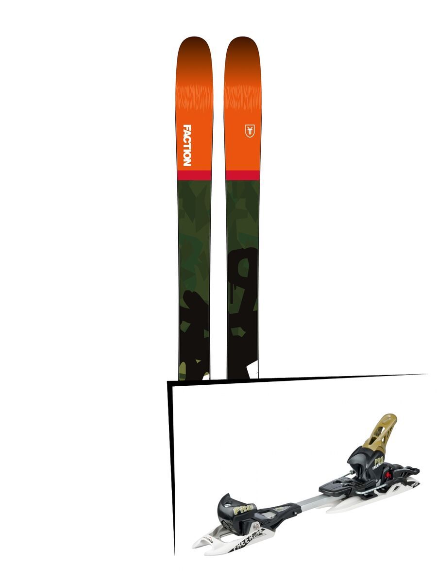 Set: Faction Prodigy 4.0 2018 + Fritschi Diamir Freeride Pro schwarz-olive - Bild 1