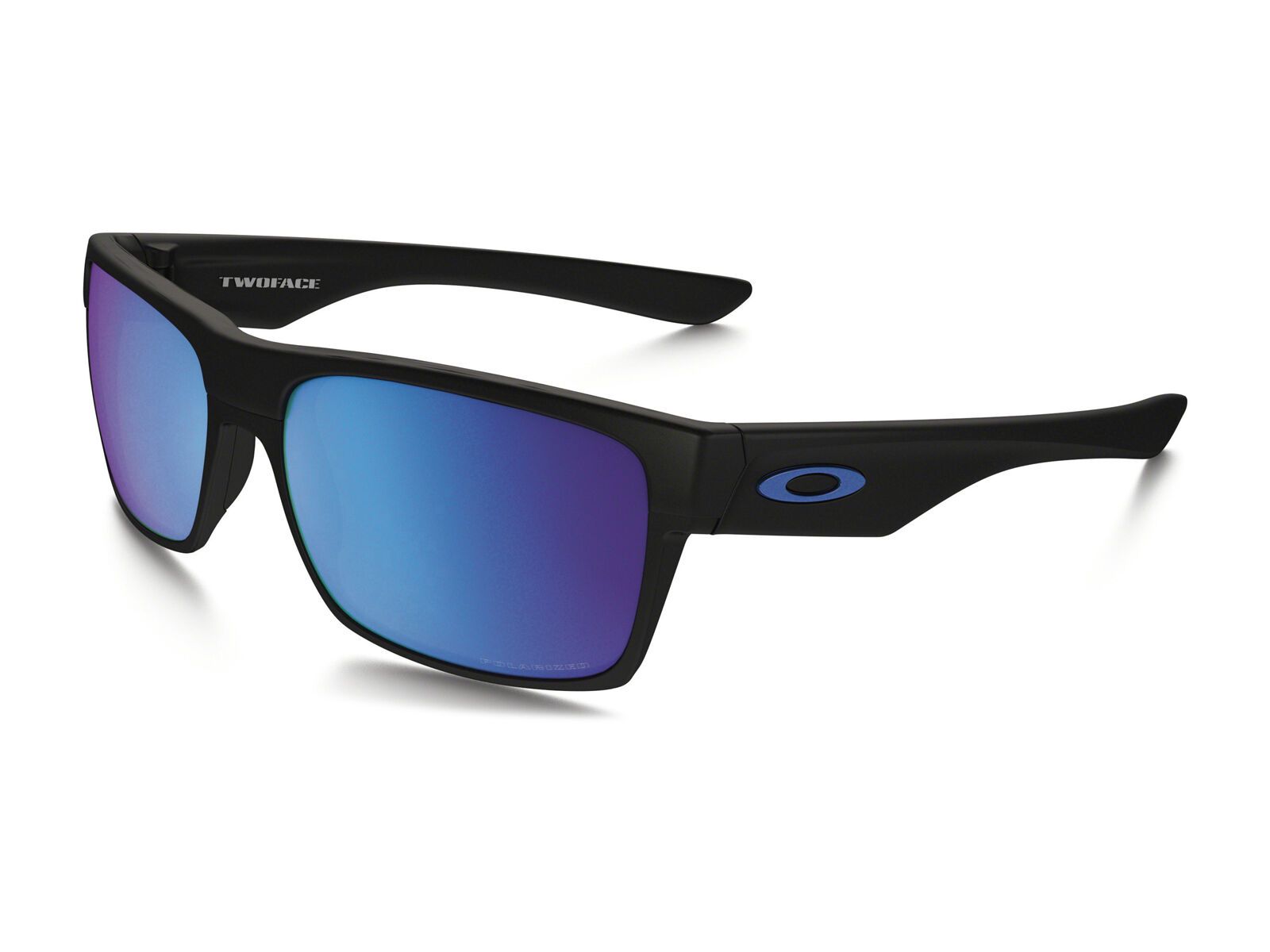 Oakley TwoFace Polarized, matte black/Lens: sapph iridium polarized - Bild 1