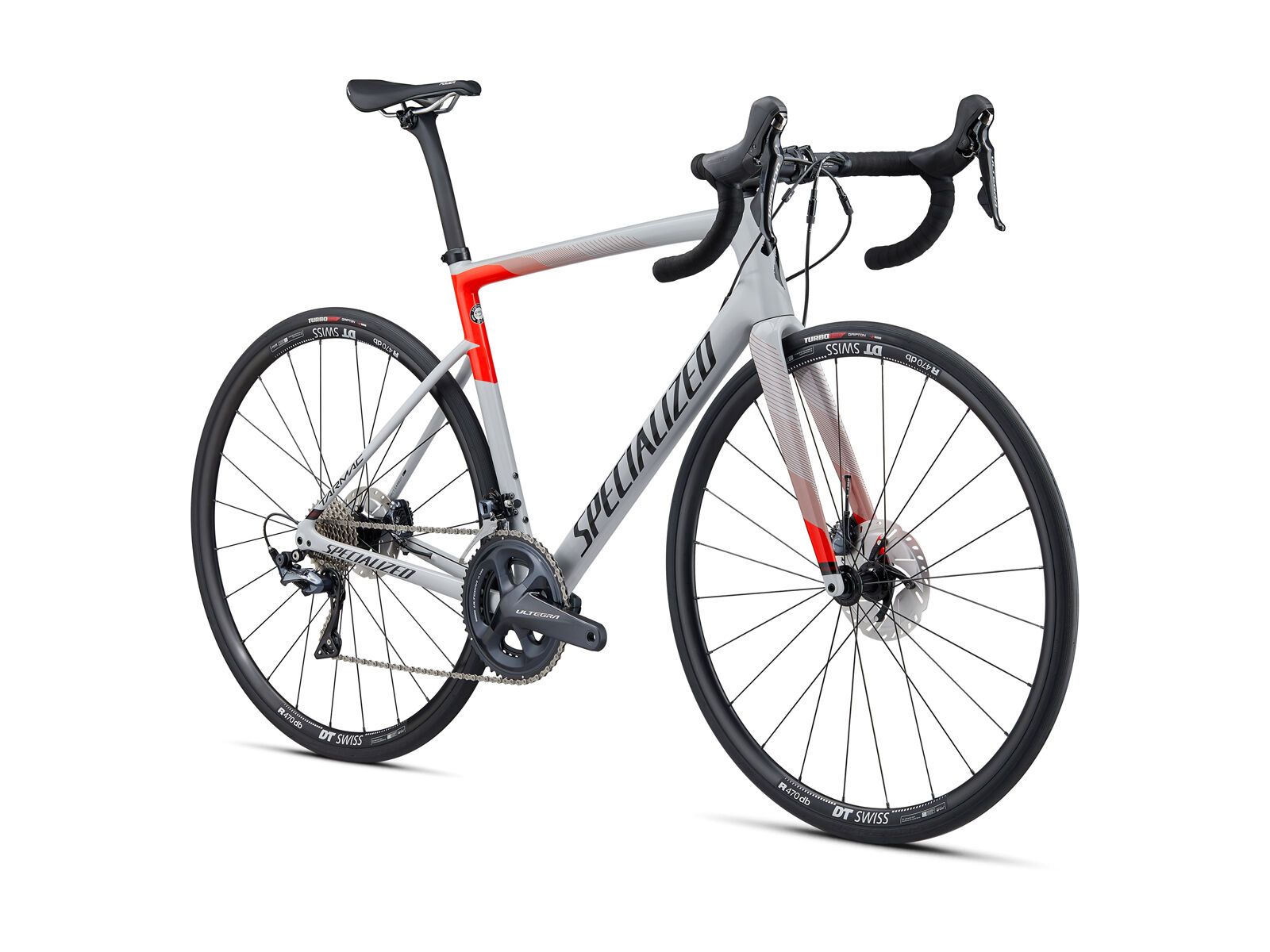 Specialized Tarmac Disc Comp, gloss dove grey/rocket red/tarmac black - Bild 2