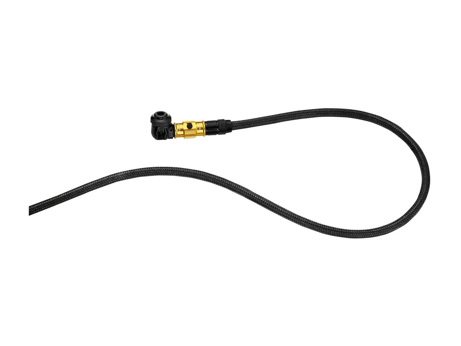 Lezyne Ersatzschlauch Nylon mit ABS Flip Thread Chuck Ventil für Pressure, MFD Pumpen, gold - Bild 1