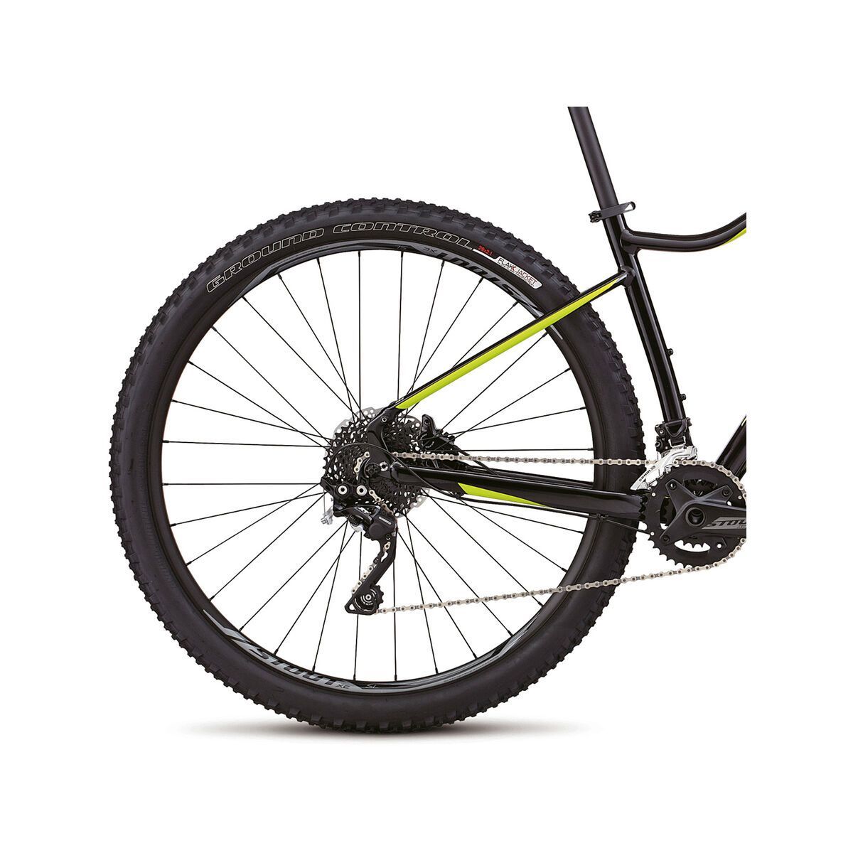 Specialized Jett Pro 29, gloss tarmac black/hyper green/powder green - Bild 4