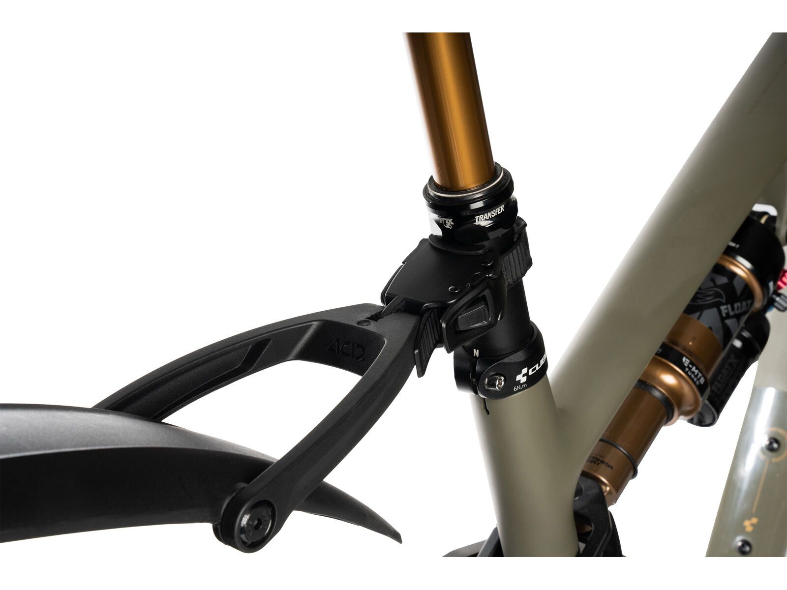 Cube Acid Steckschutzblech Vane Pro 27.5-29 Zoll Ratchet hinten, black´n´black - Bild 3