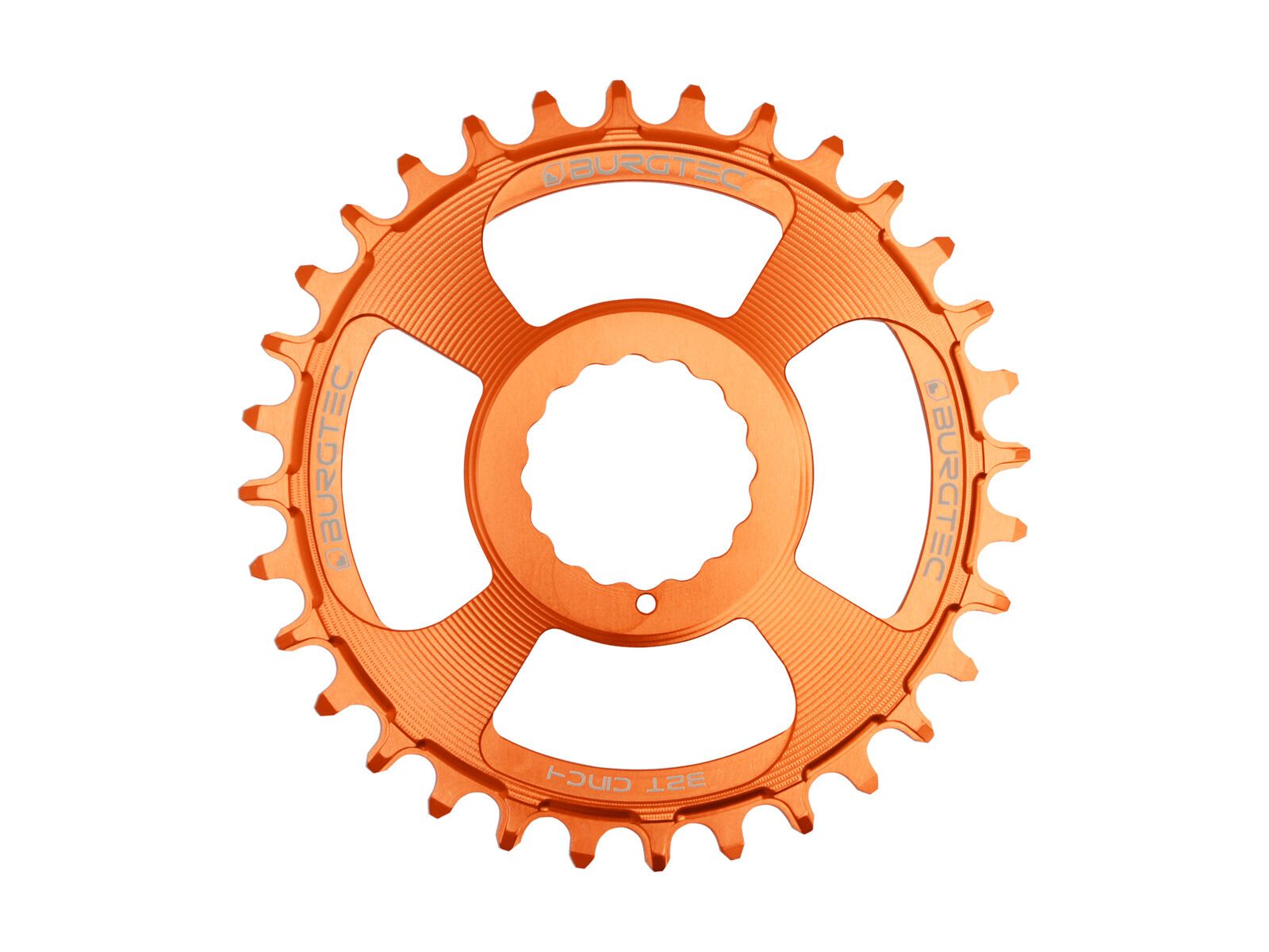 Burgtec Cinch Thick Thin Chainring, iron bro orange - Bild 1