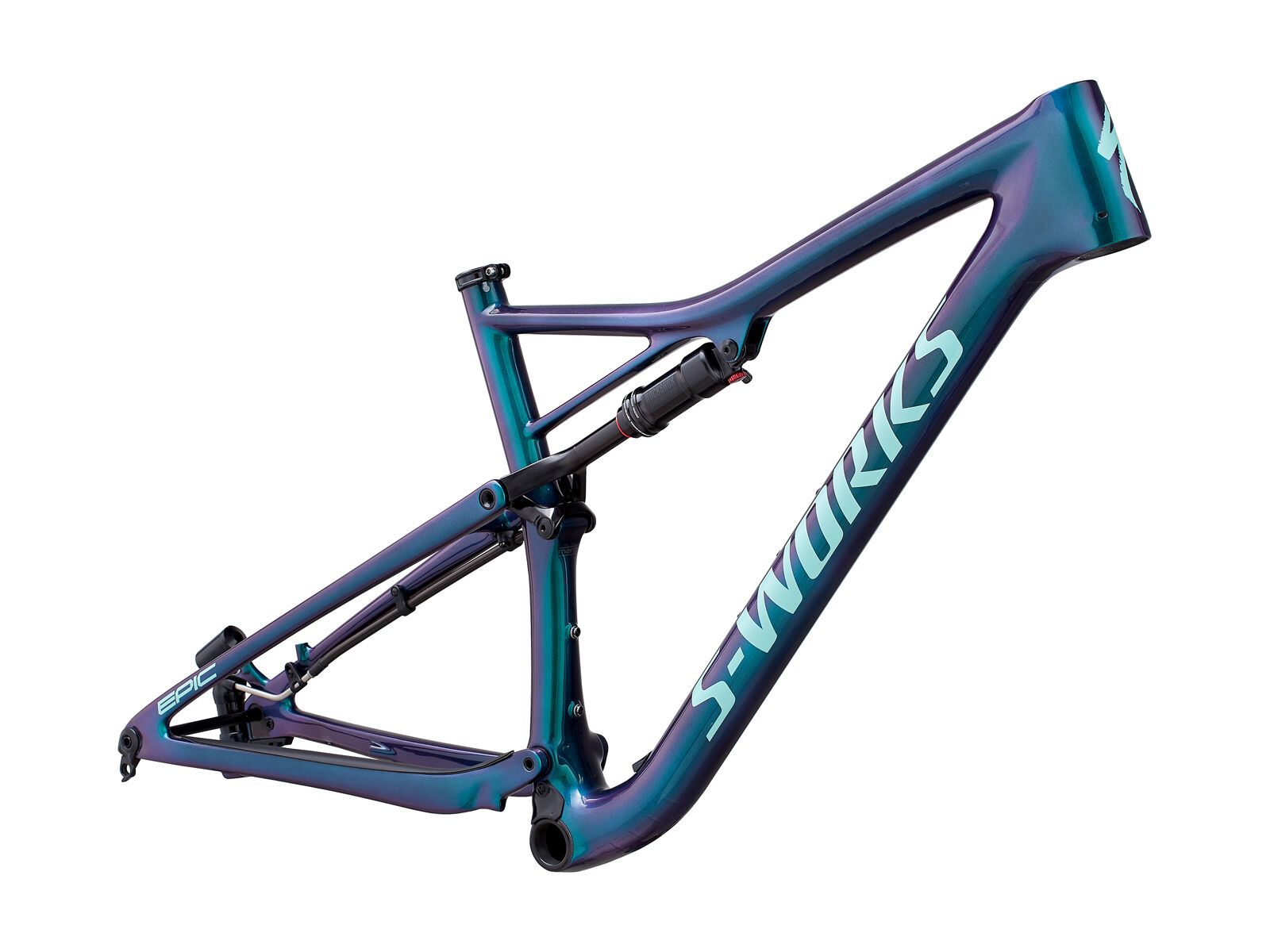 Specialized S-Works Epic Frameset, gloss oil slick/mint - Bild 1