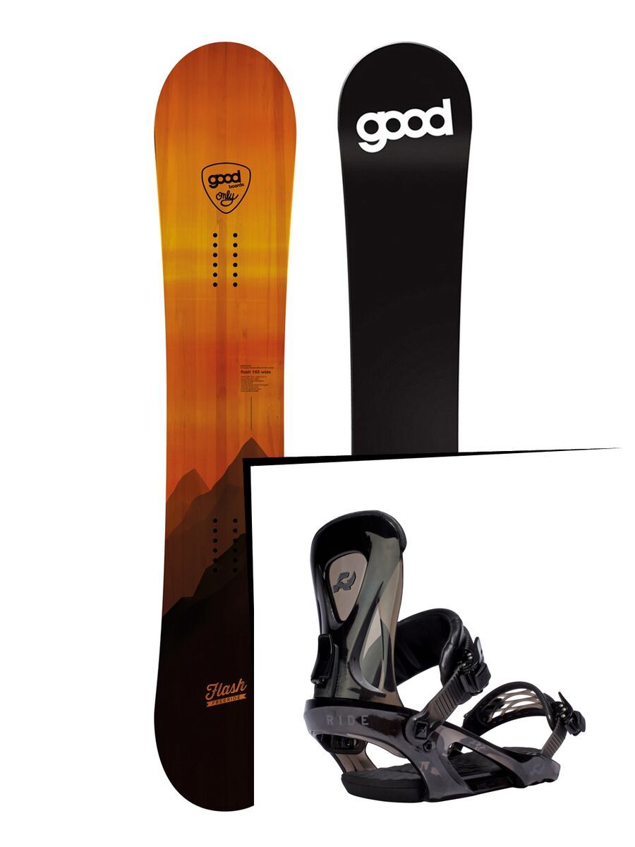 Set: goodboards Flash Long 2017 + Ride KX (1487182S) - Bild 1