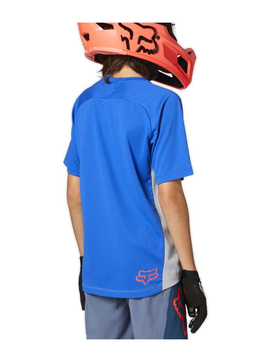 Fox Youth Defend SS Jersey, steel grey - Bild 4
