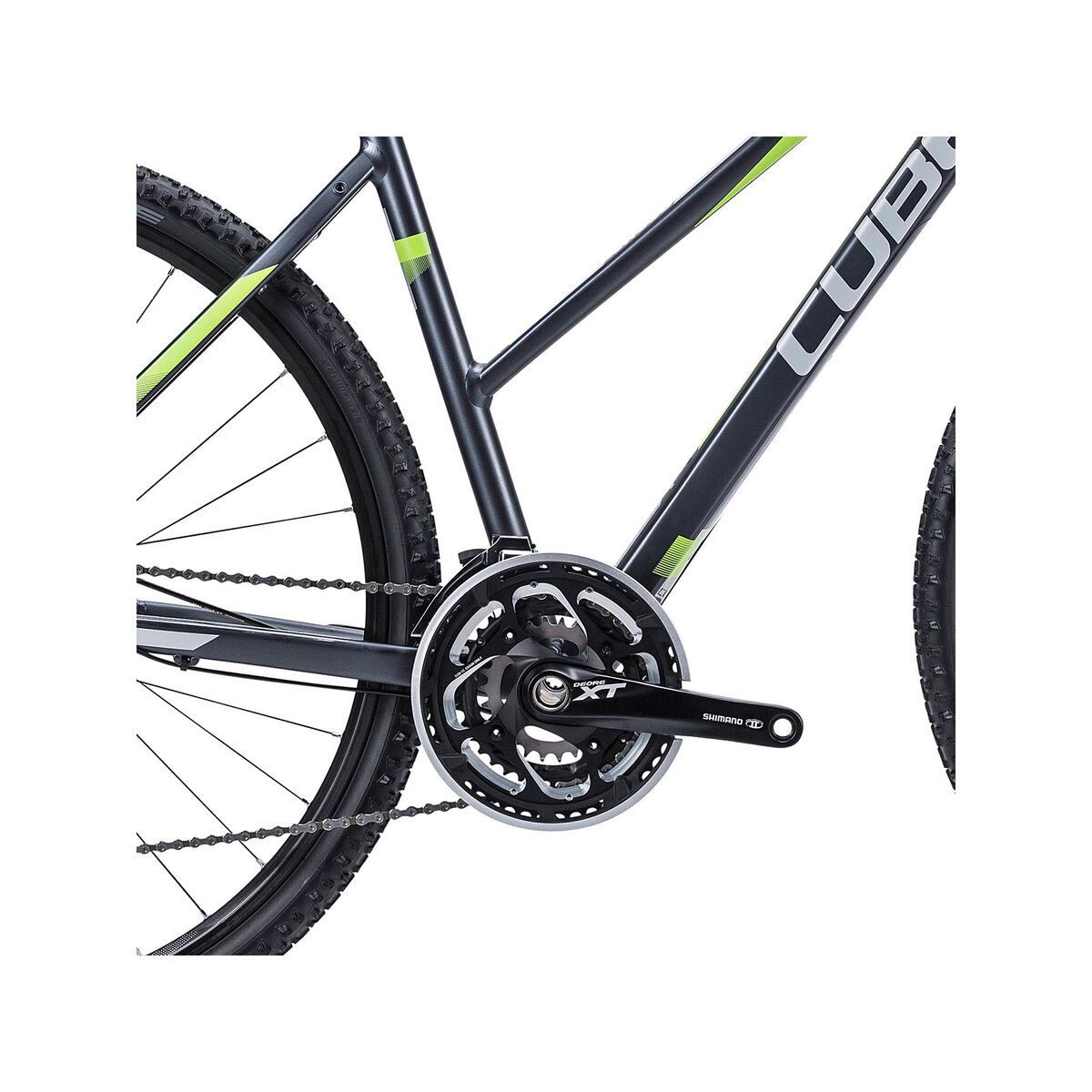 Cube Cross Pro Trapeze, anthrazit silver green - Bild 3