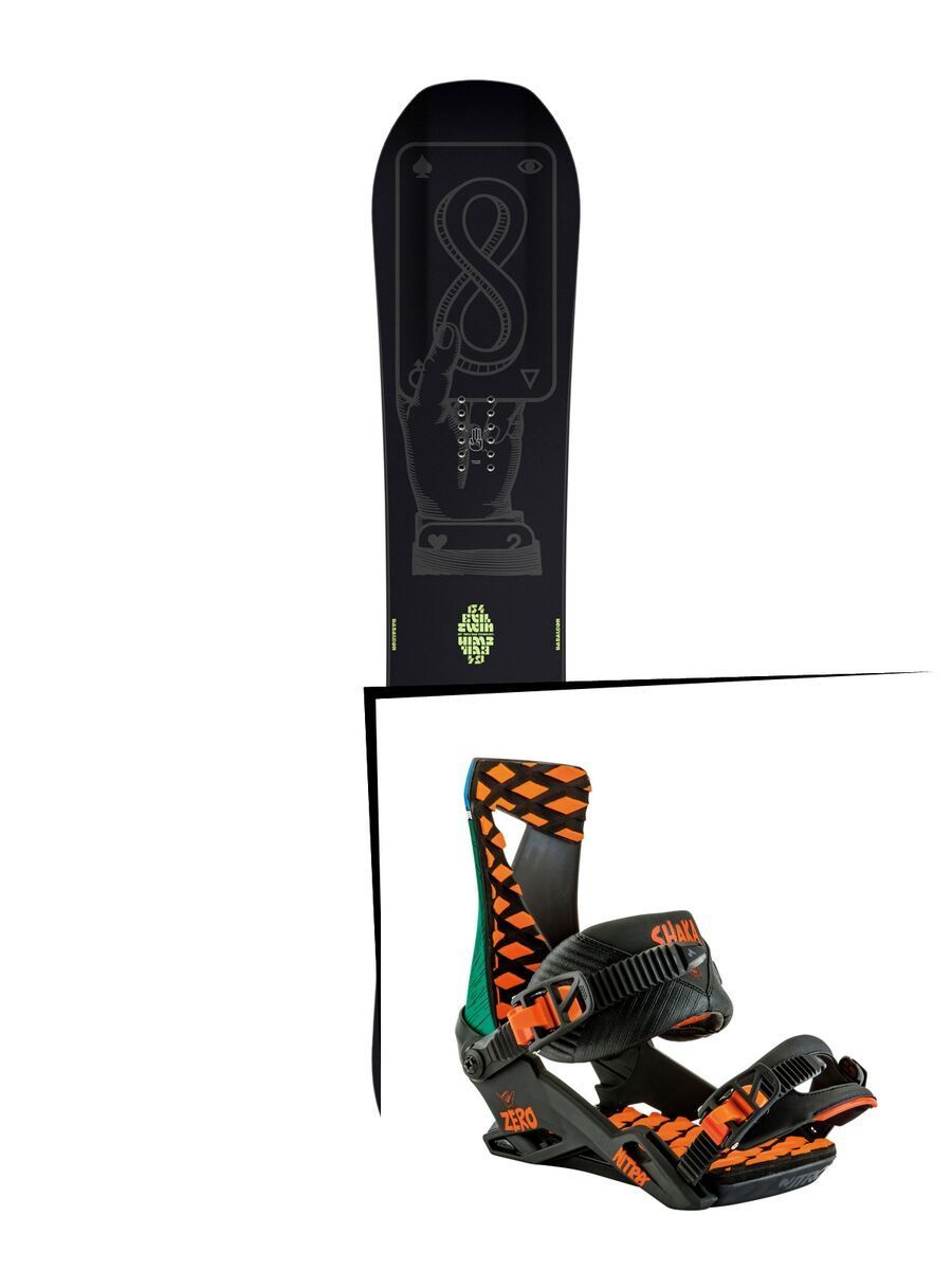 Set: Bataleon Evil Twin 2017 + Nitro Zero (1691296S) - Bild 1