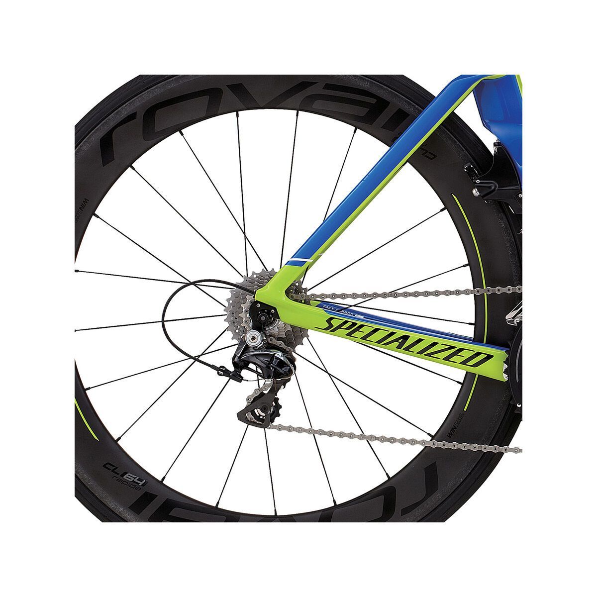 Specialized Venge ViAS Pro, gloss hyper/team blue/tarmac black - Bild 4