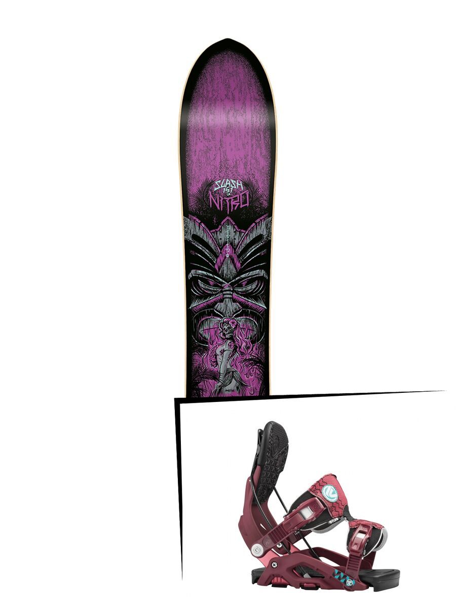 Nitro Set: Slash Womens 2016 + Flow Juno - Bild 1