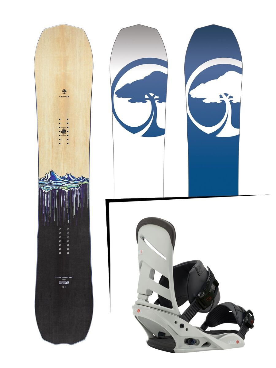 Set: Arbor Iguchi Pro Rocker 2017 + Burton Mission (1712876S) - Bild 1