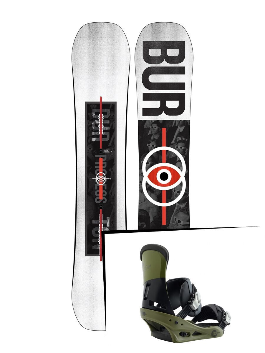 Set: Burton Process 2019 + Burton Custom true grit - Bild 1