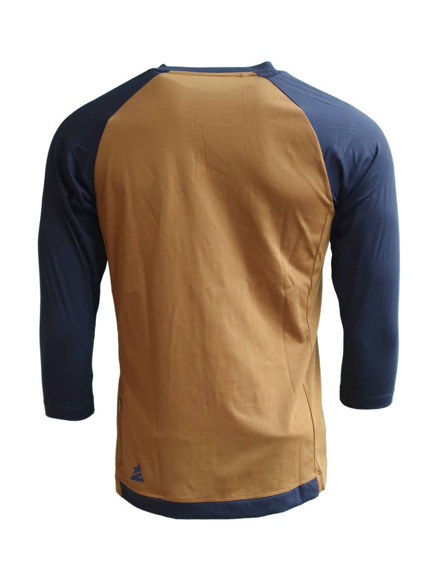 Zimtstern PureFlowz Shirt 3/4 Men’s, golden brown/dark navy - Bild 2