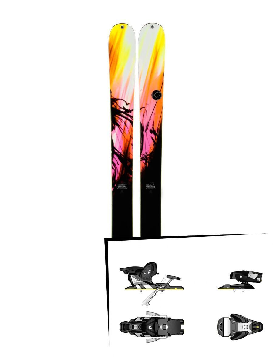 K2 SKI Set: Remedy 117 2014 + Salomon STH2 WTR 13 - Bild 1