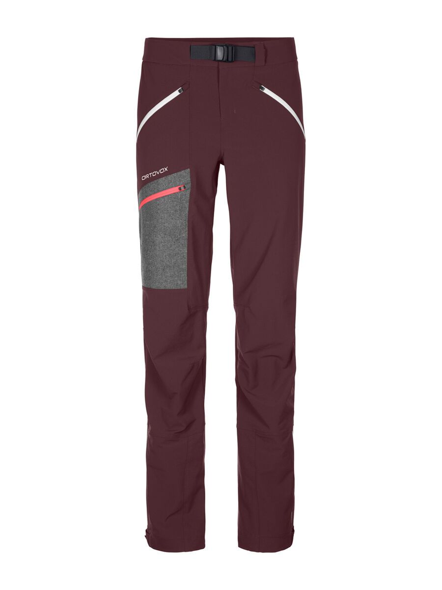 Ortovox Merino Airsolation Cevedale Pants W, winetasting - Bild 1