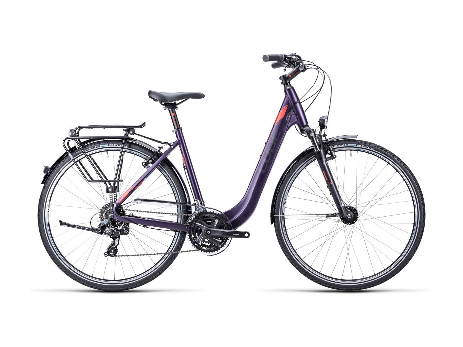 Cube Touring Easy Entry, dark purple flashred - Bild 1