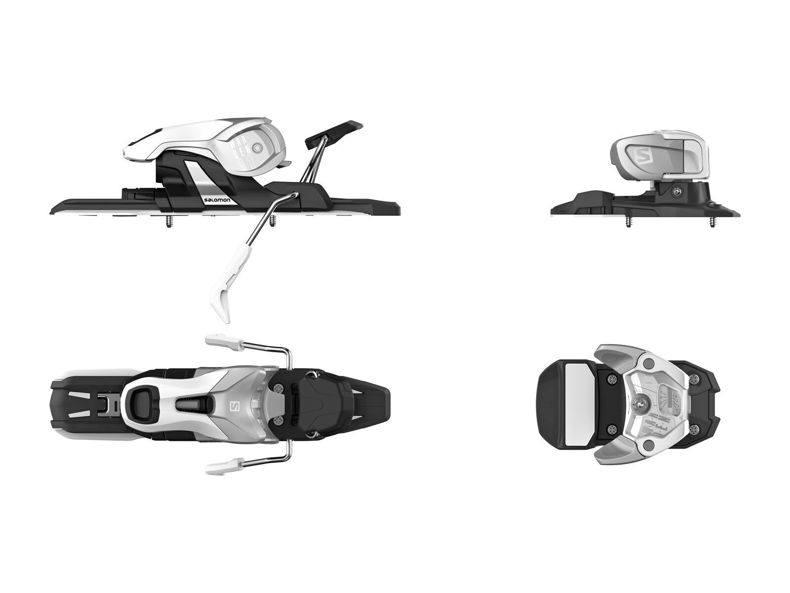 Set: Line Soulmate 86 2018 + Salomon Warden 11 silver/white - Bild 3