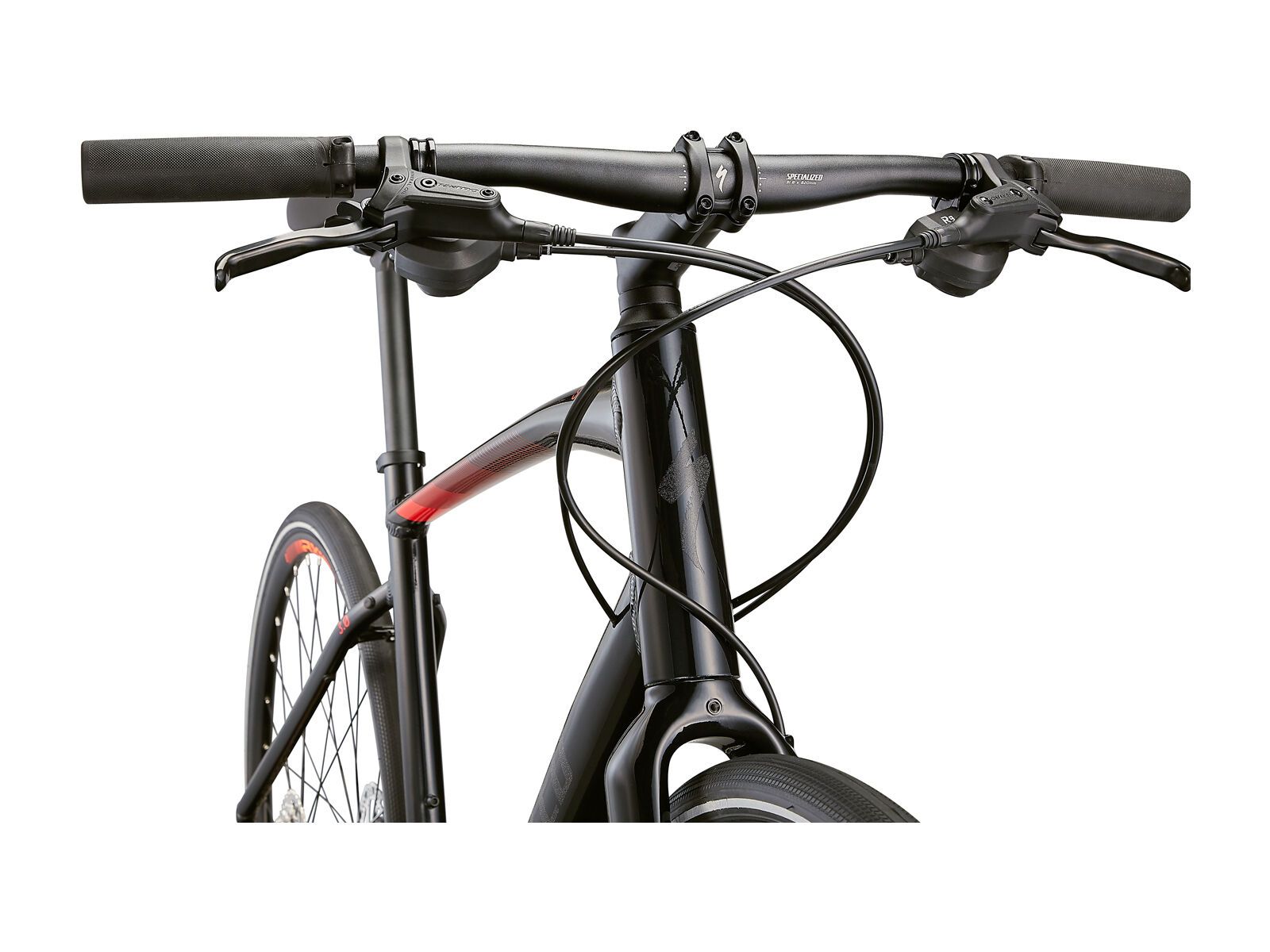 Specialized Sirrus 3.0, gloss cast black/rocket red/satin black reflective - Bild 4