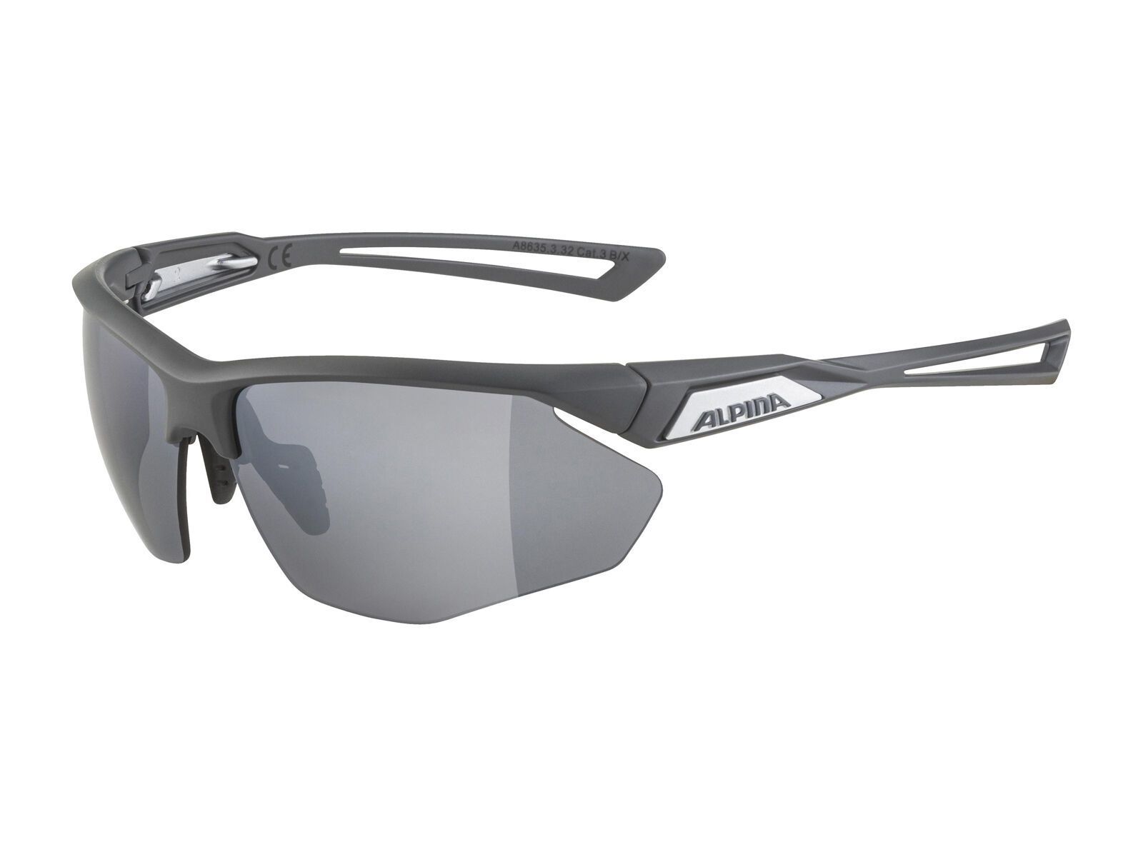 Alpina Nylos HR, Silver Mirror / midnight-grey matt - Bild 1