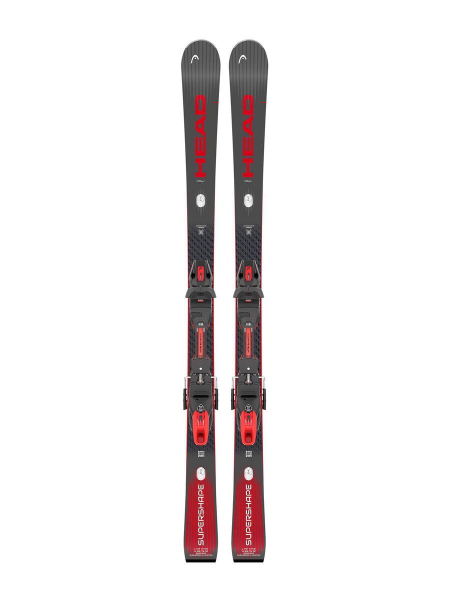 Head Supershape e-Rally + Protector Evo PR 13 GW, black/red - Bild 1