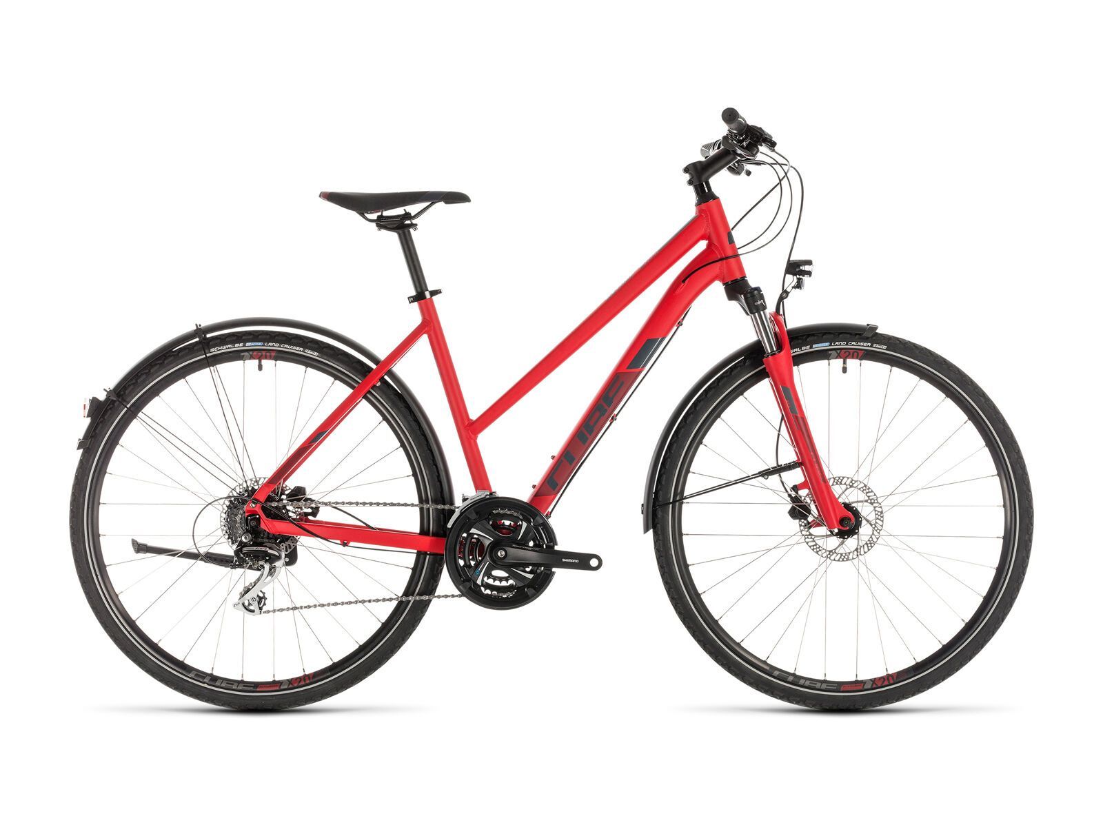 Cube Nature Allroad Trapeze, red´n´grey - Bild 1