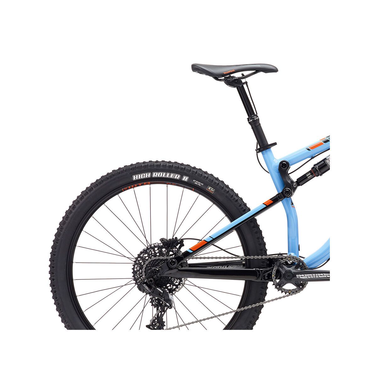Kona Precept 150, gloss cyan/black/orange/silver - Bild 5