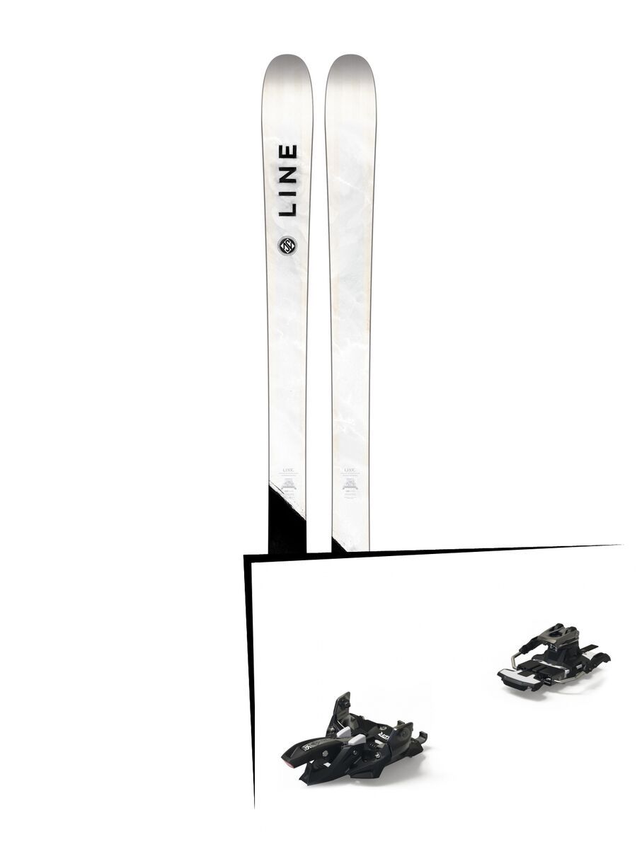 Set: Line Supernatural 86 2018 + Marker Alpinist 12 Long Travel black/titanium - Bild 1