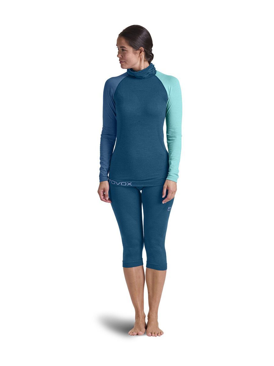 Ortovox 120 Merino Comp Light Hoody W, petrol blue - Bild 3