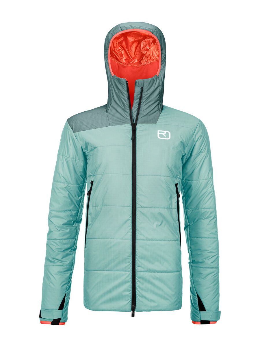 Ortovox Swisswool Zinal Jacket W, ice waterfall - Bild 1