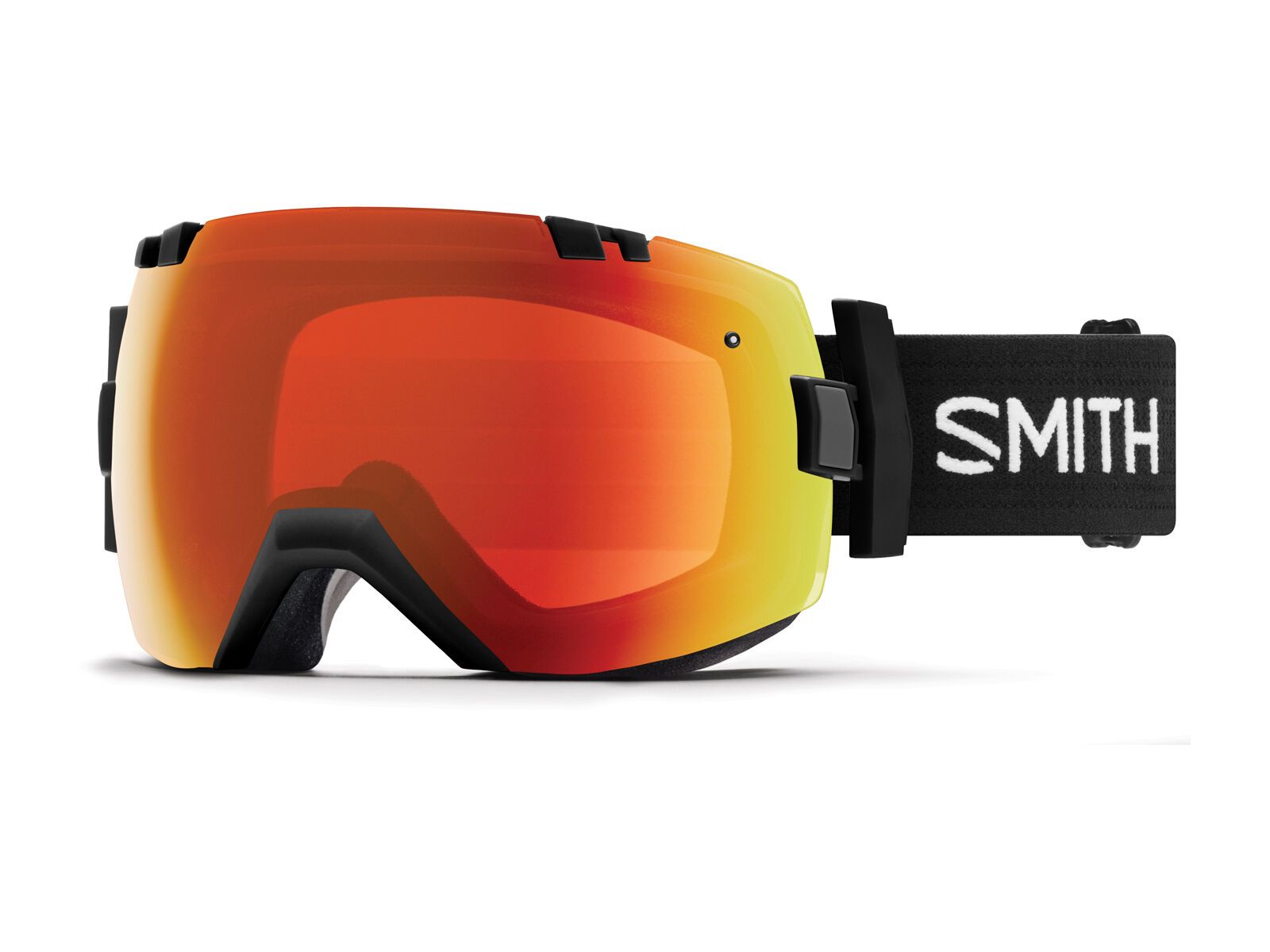Smith I/OX Turbo Fan inkl. Wechselscheibe, black/Lens: everyday red mirror chromapop/storm rose flash - Bild 1