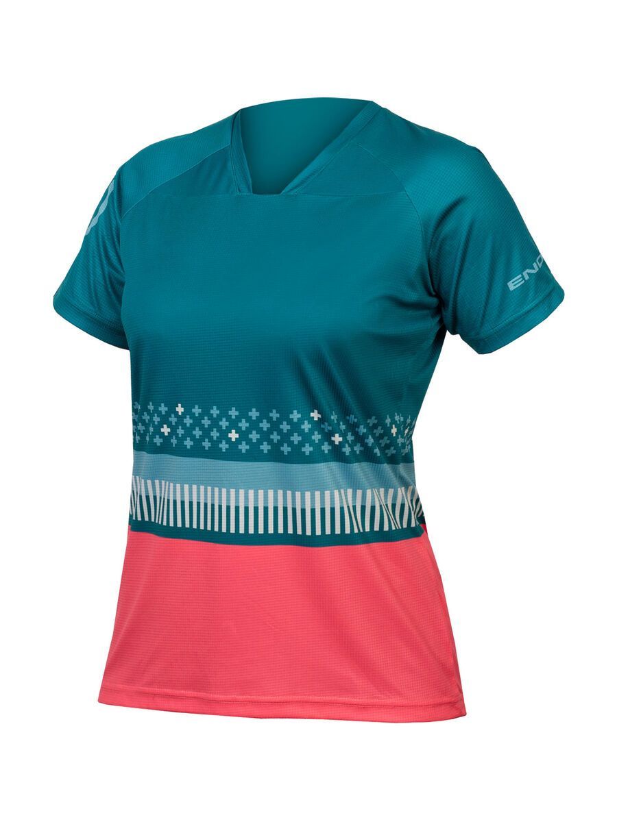 Endura Damen SingleTrack Print T-Shirt LTD, spruce green - Bild 1