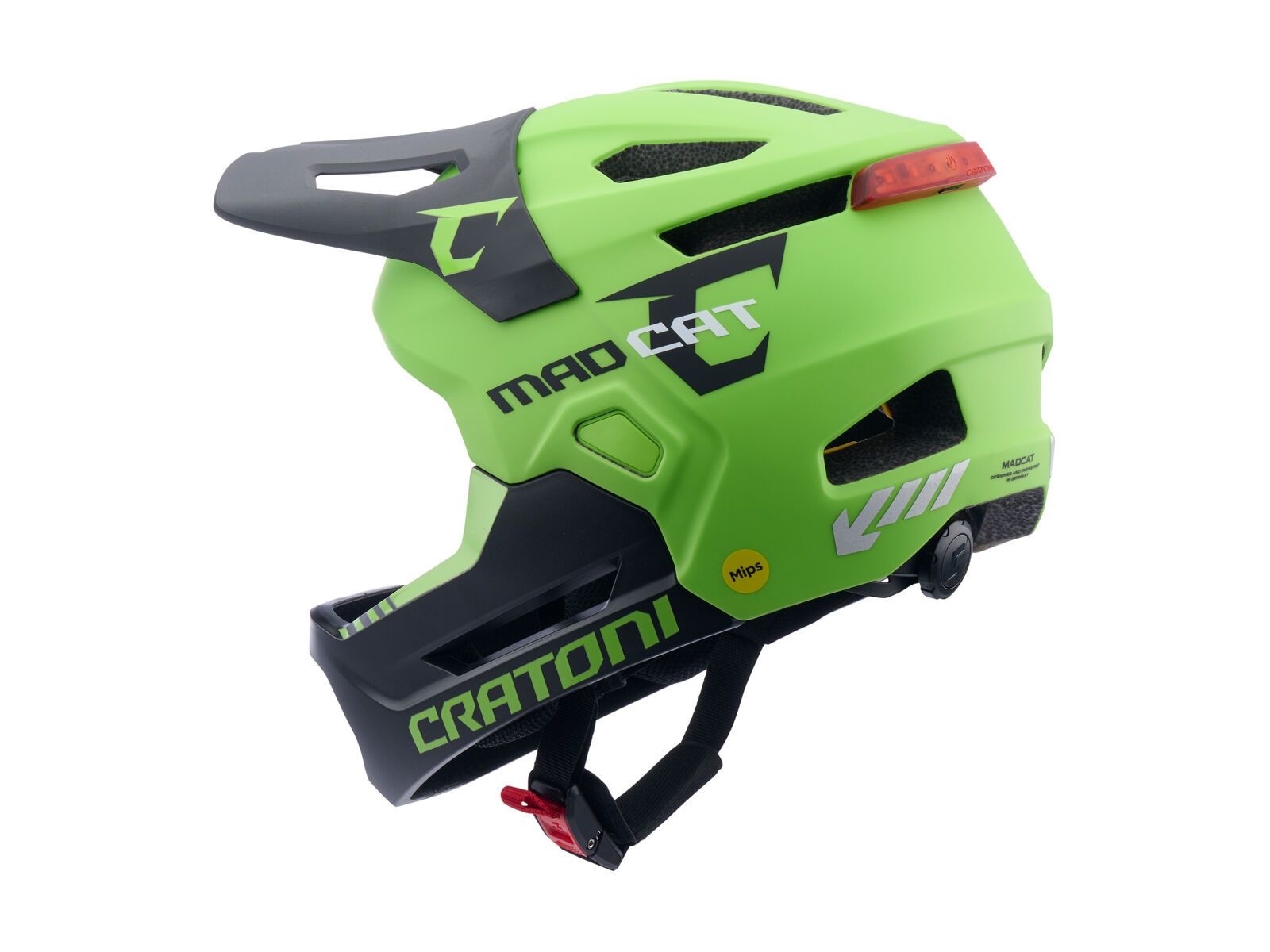 Cratoni MadCat MIPS, lime-black matt - Bild 2
