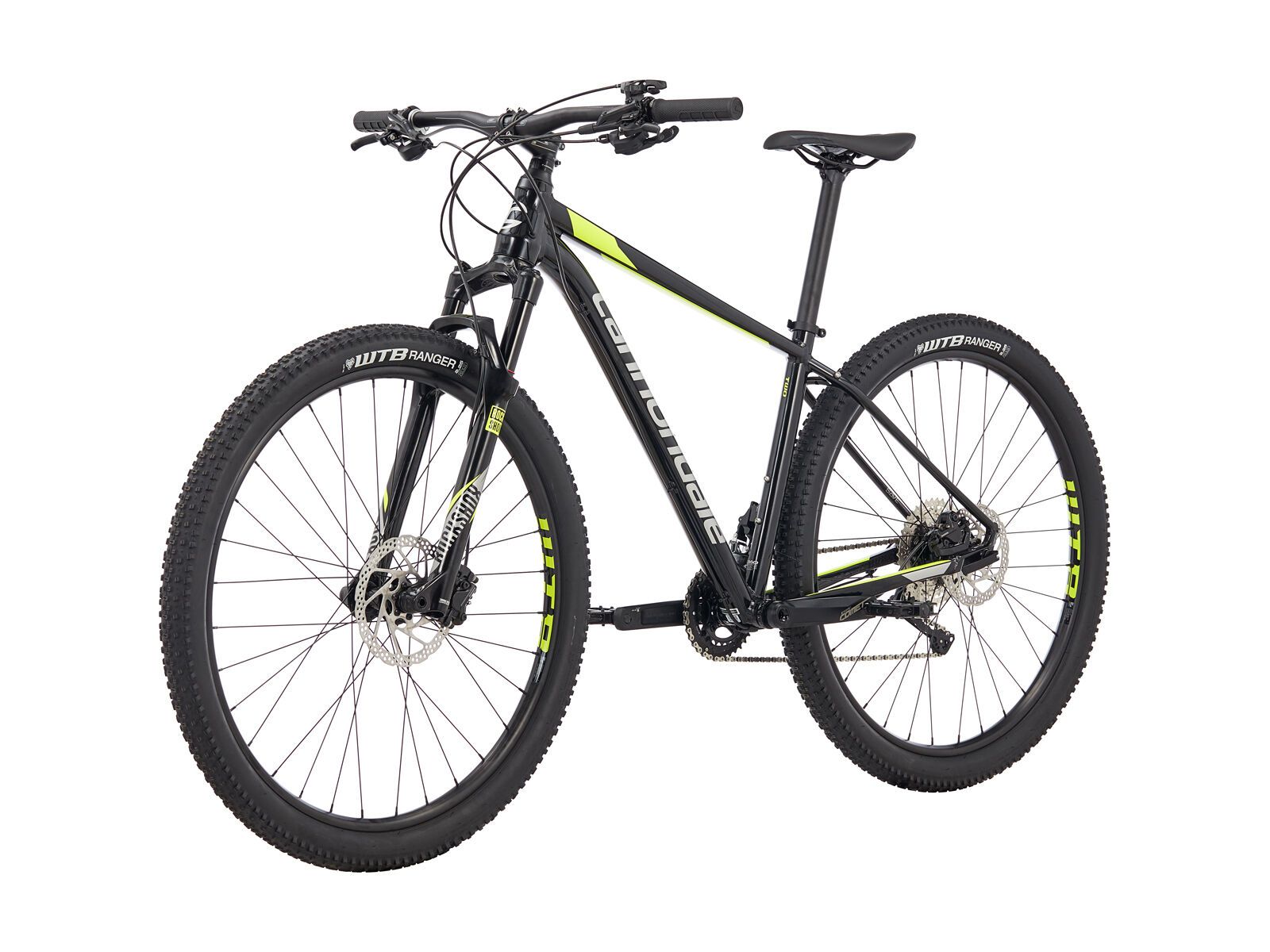 Cannondale Trail 2 - 27.5, jet black w/ fine silver and volt - gloss (blk) - Bild 4