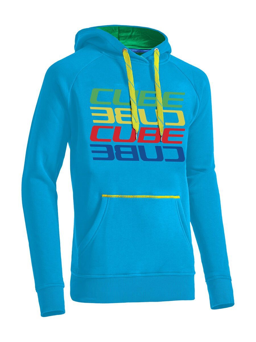 Cube Junior Hoody Mirrored Letters, blue´n´green´n´yellow - Bild 1