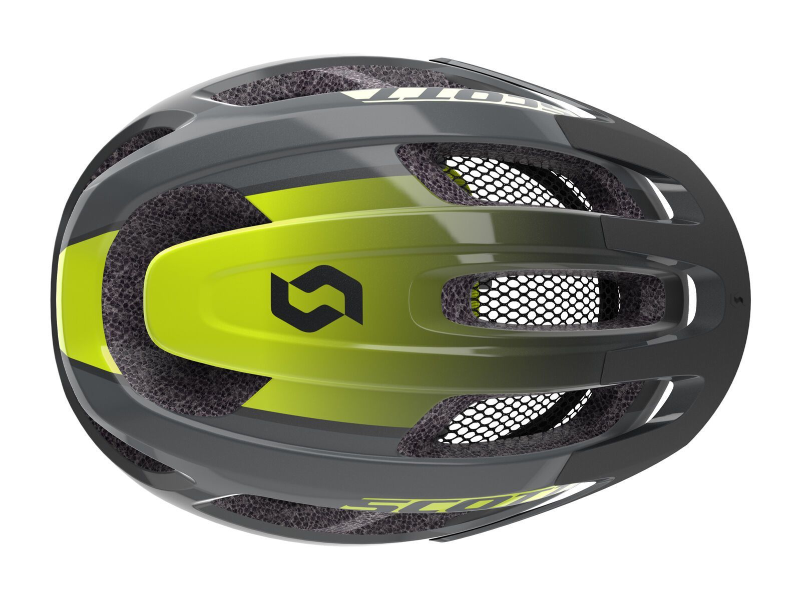 Scott Supra Helmet, black/radium yellow fade - Bild 4
