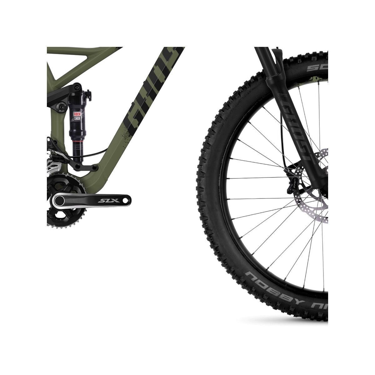 Ghost H AMR 6.7+ AL, army green/night black/riot red - Bild 3