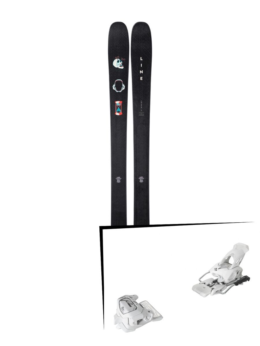 Set: Line Chronic 2019 + Tyrolia Attack² 12 GW matt white - Bild 1