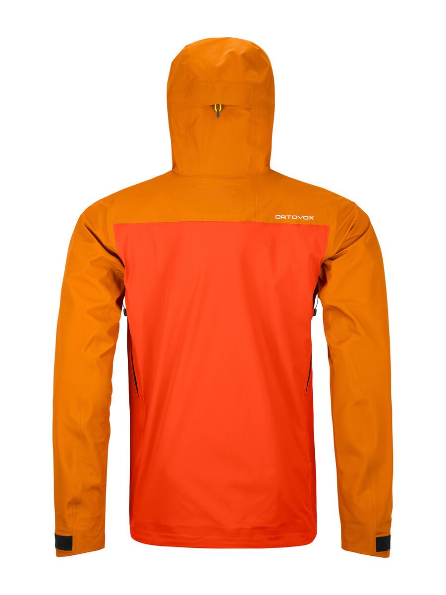Ortovox 3L Ravine Shell Jacket M, hot orange - Bild 2