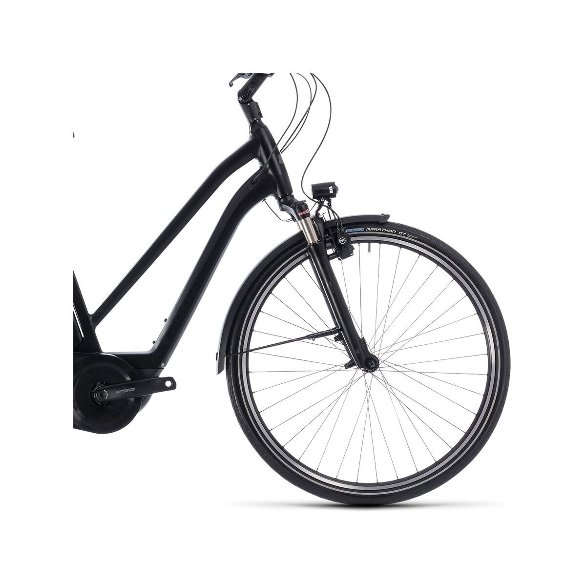 Cube Town Hybrid Pro 400 Trapeze, black´n´grey - Bild 3