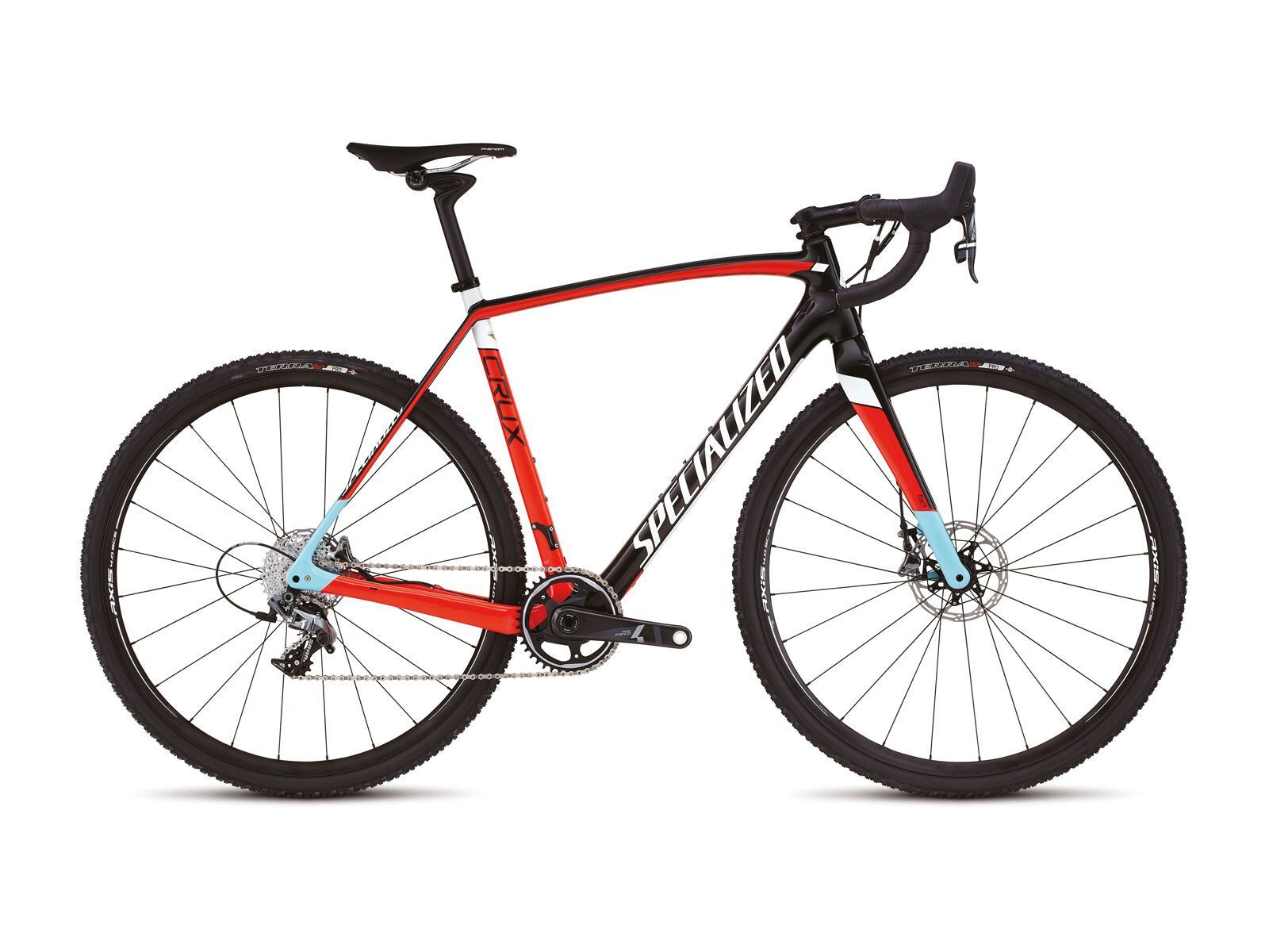 Specialized CruX Expert X1, gloss carbon/rocket red/white/light blue - Bild 1