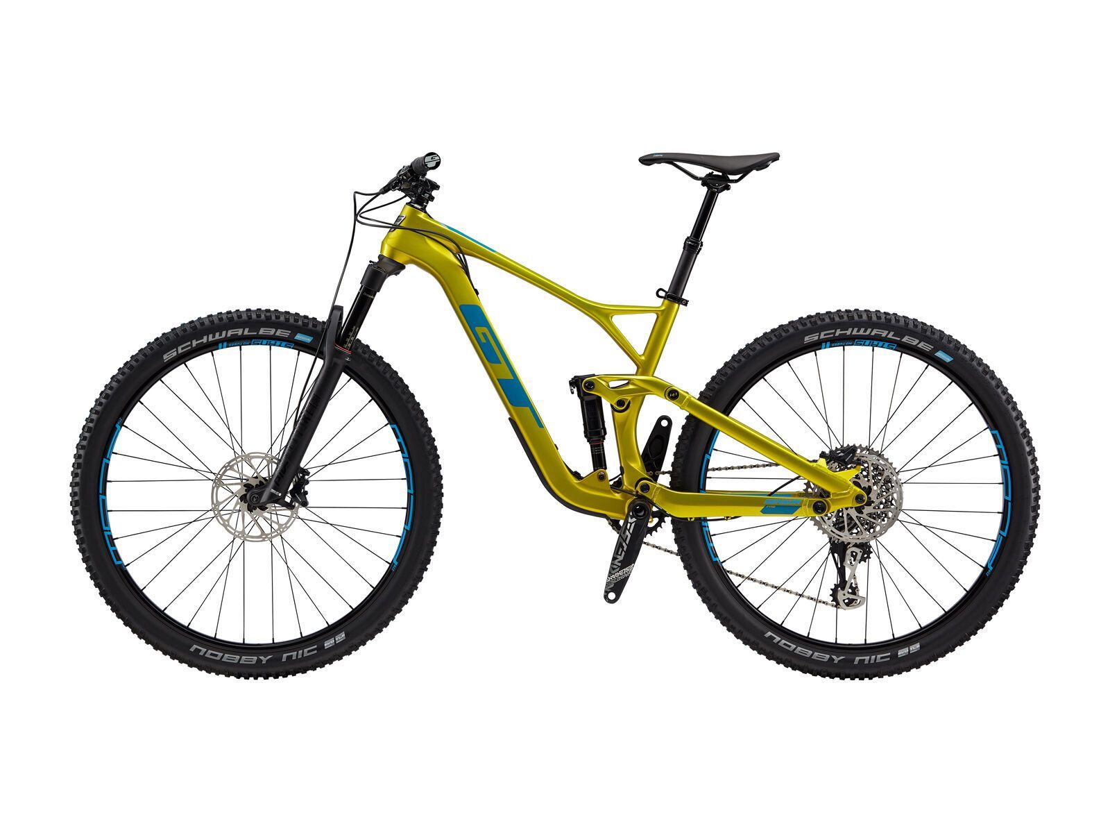 GT Sensor Carbon Pro, gloss lime gold w/ mustang teal and cyan - Bild 4