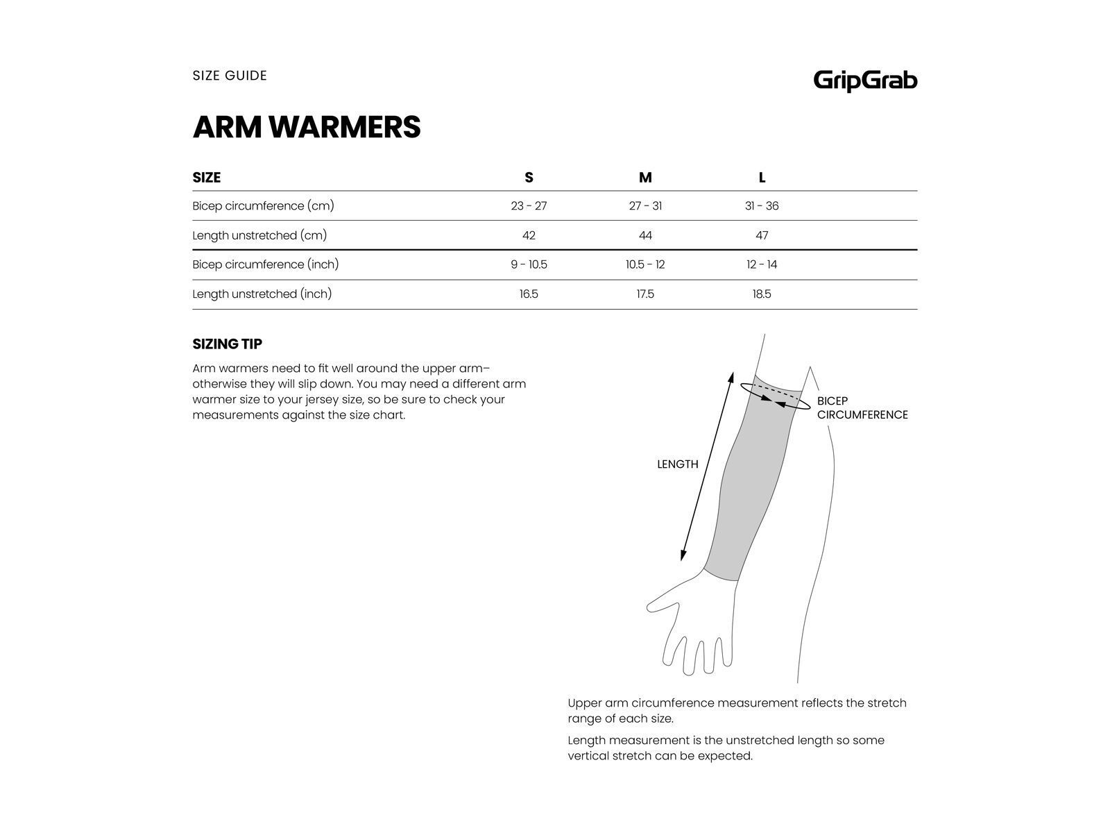 GripGrab PACR Thermal Arm Warmers, black - Bild 5