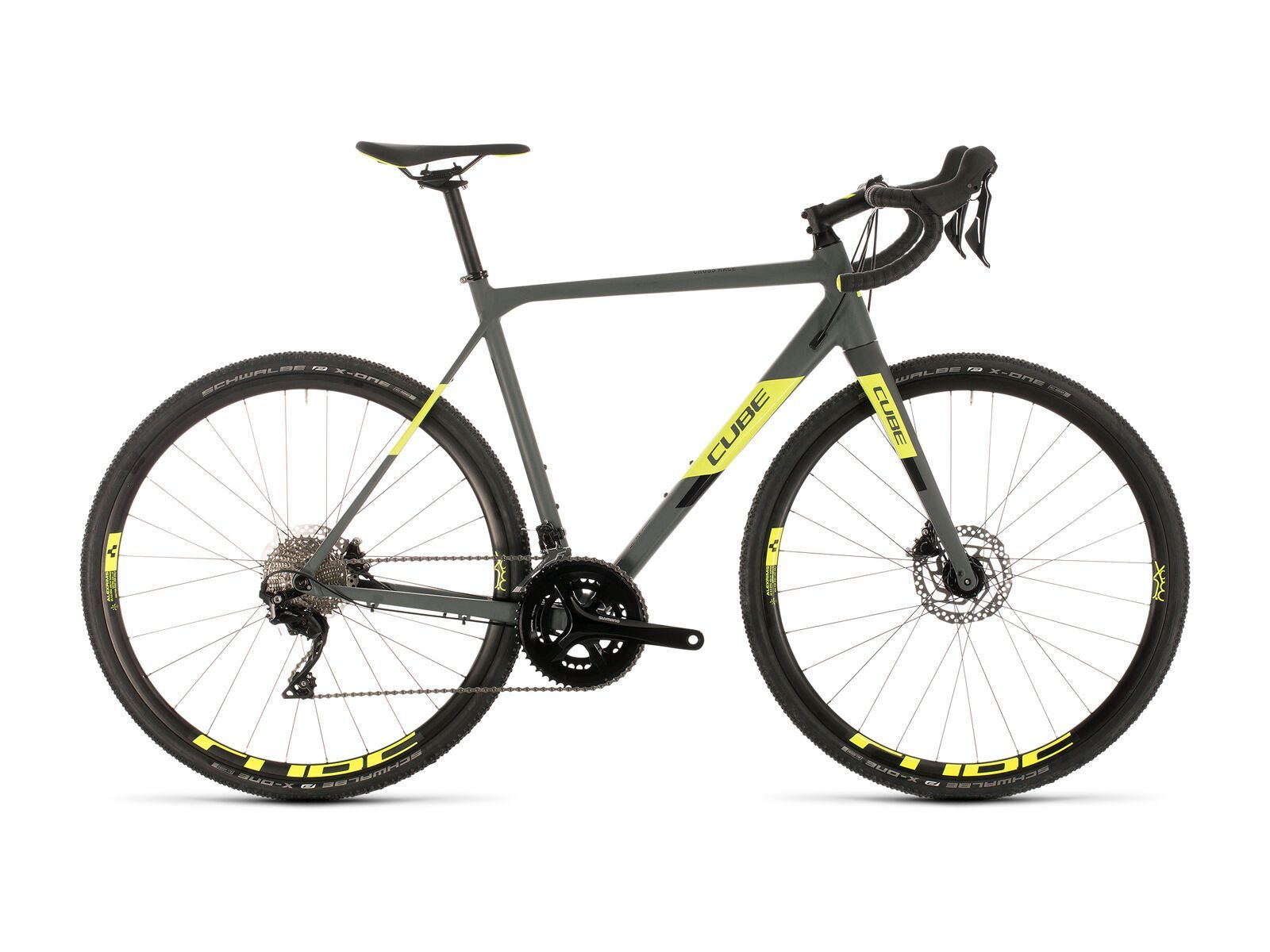 Cube Cross Race Pro, grey´n´flashyellow - Bild 1