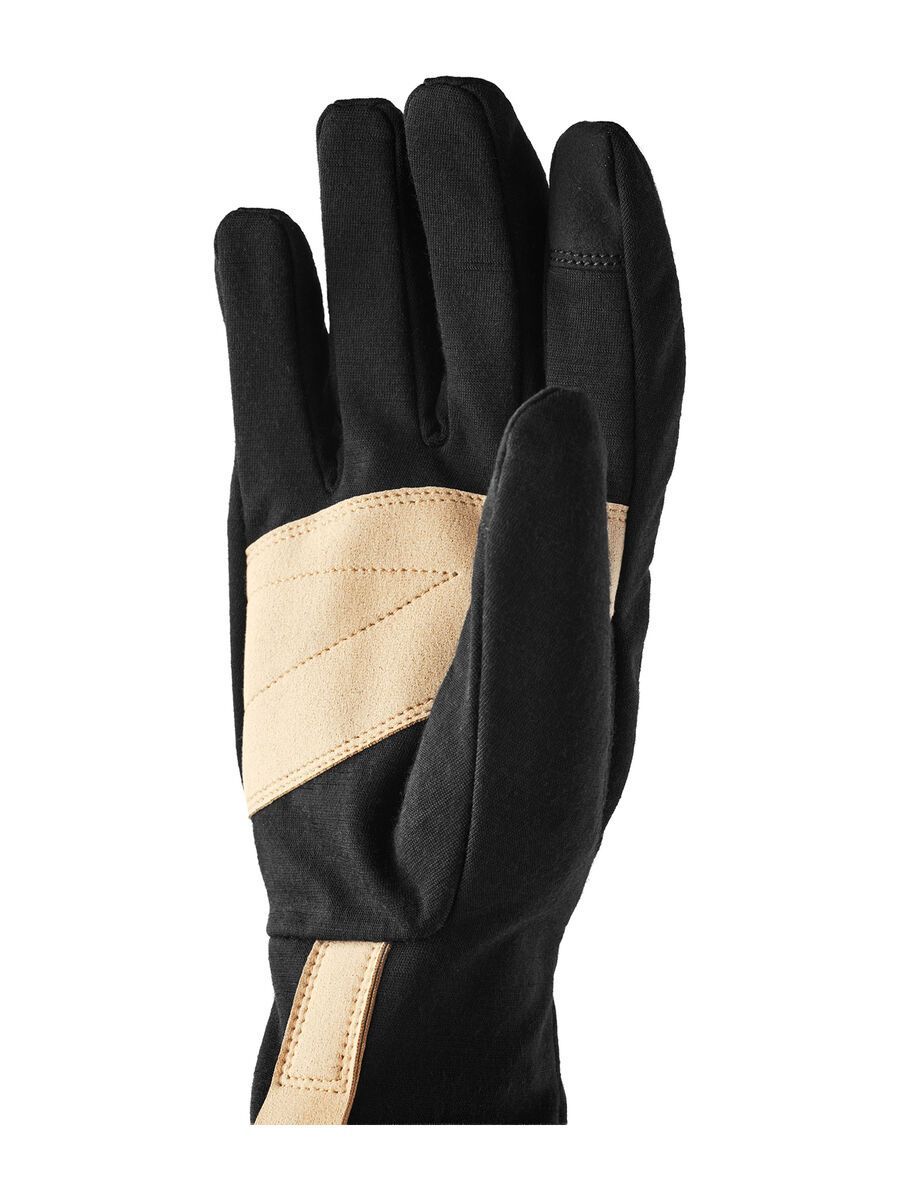 Hestra Windwool Merino Liner 5 Finger, black - Bild 2