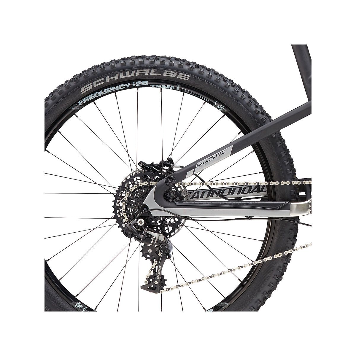 Cannondale Jekyll Carbon 2, black w/nearly black, fine silver, matte - Bild 4