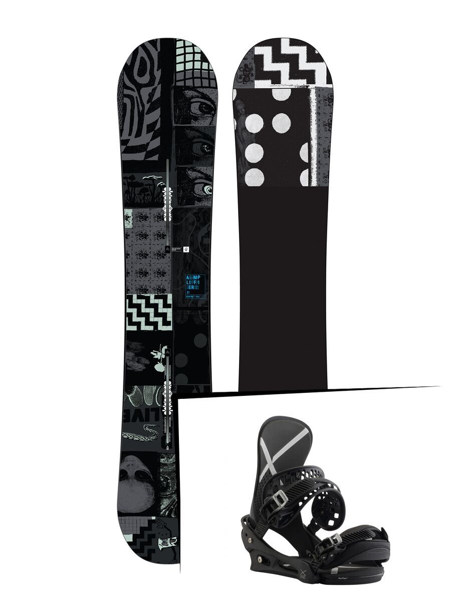 Set: Burton Amplifier 2019 +  X-Base (1931142S) - Bild 1