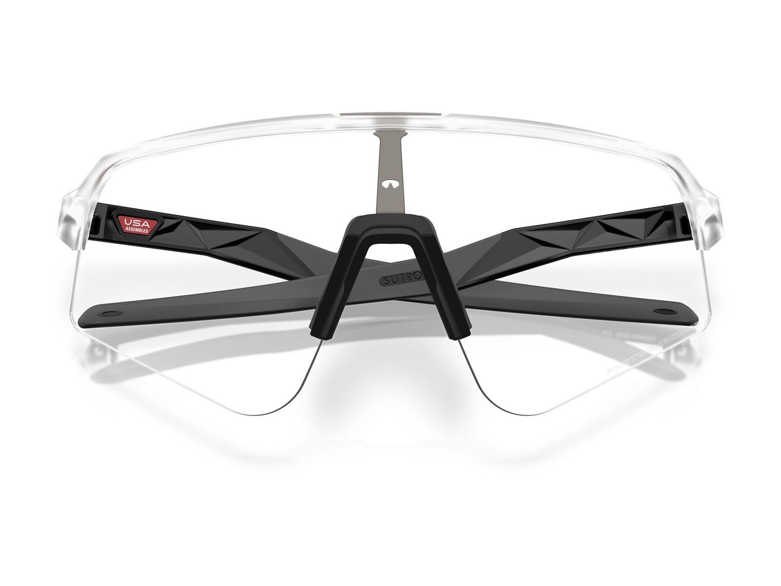 Oakley Sutro Lite Sweep, Clear To Black Iridium Photochromic / matte clear - Bild 10