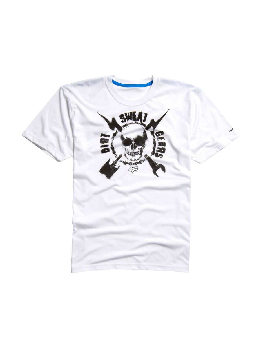 Fox Jolly Roger S/S Dirt Shirt, white - Bild 1