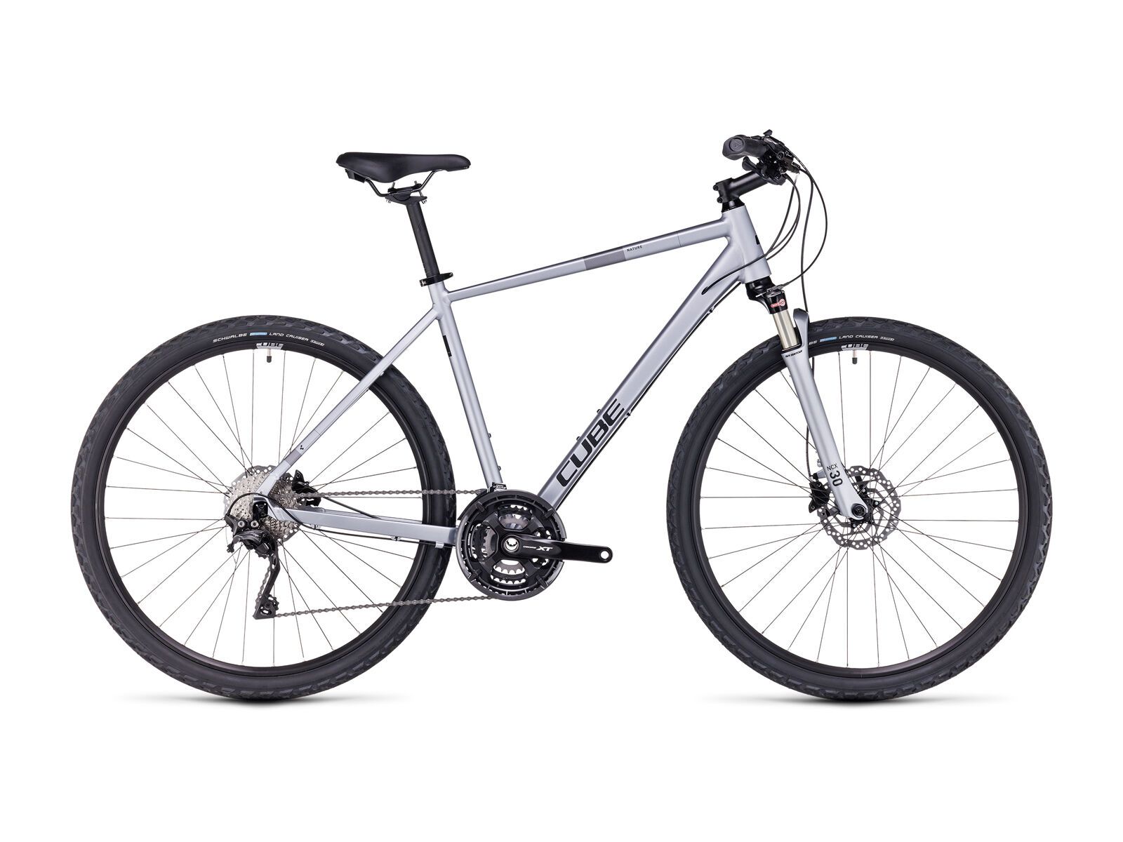 Cube Nature EXC, polarsilver´n´black - Bild 1