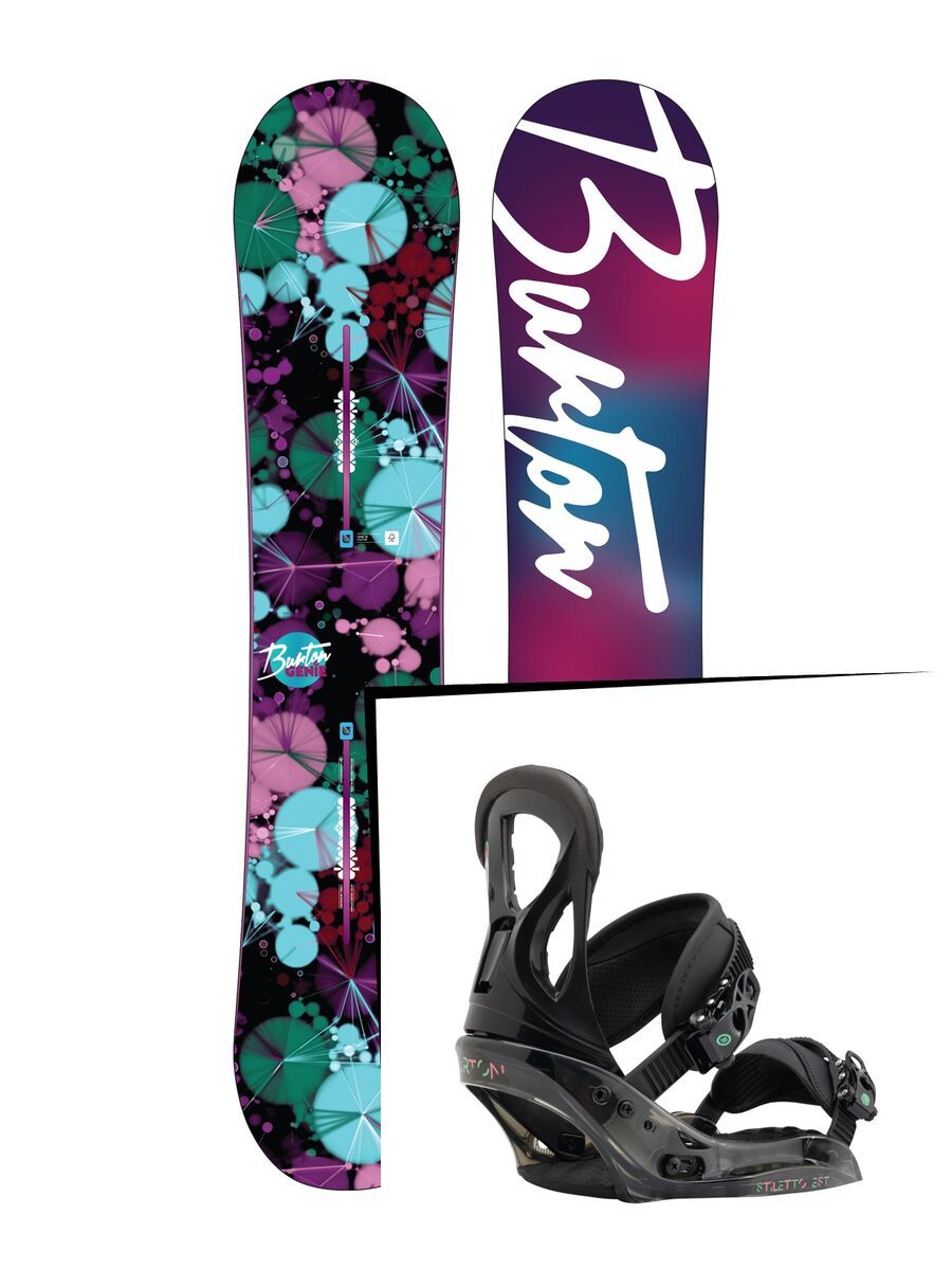 Set: Burton Genie 2016 +  Stiletto EST (1712942S) - Bild 1